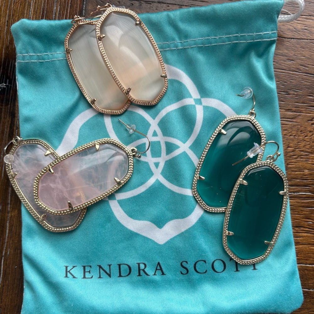 Kendra Scott drop 2” earrings